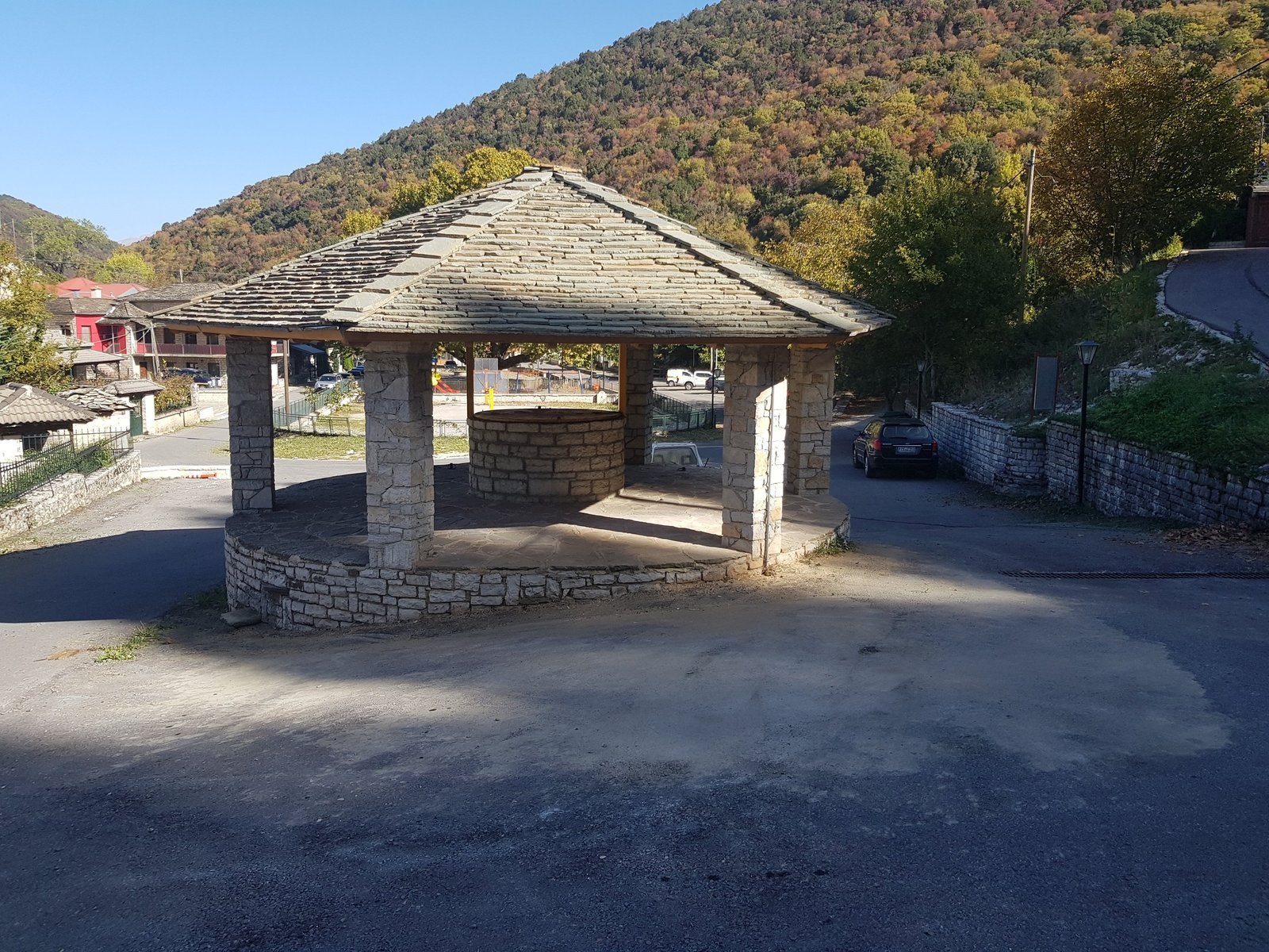Stone pavilion completed