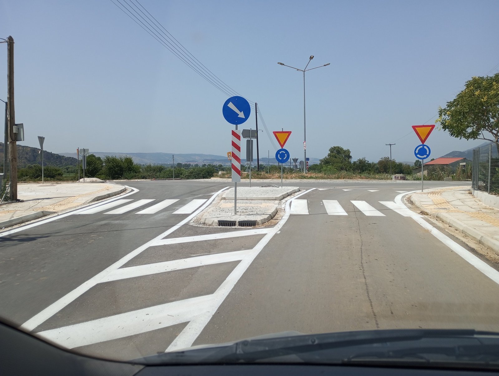 Road infrastructure paving project