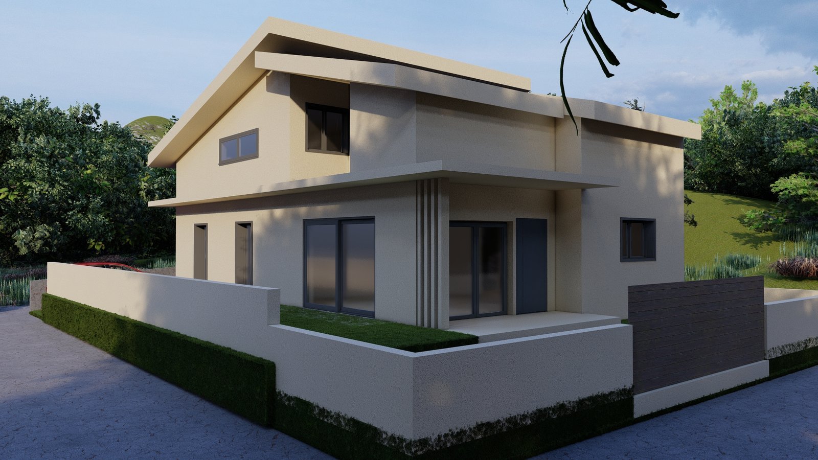 Modern private residence